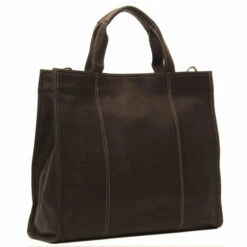 Piel Leather Carry All Tote Bag