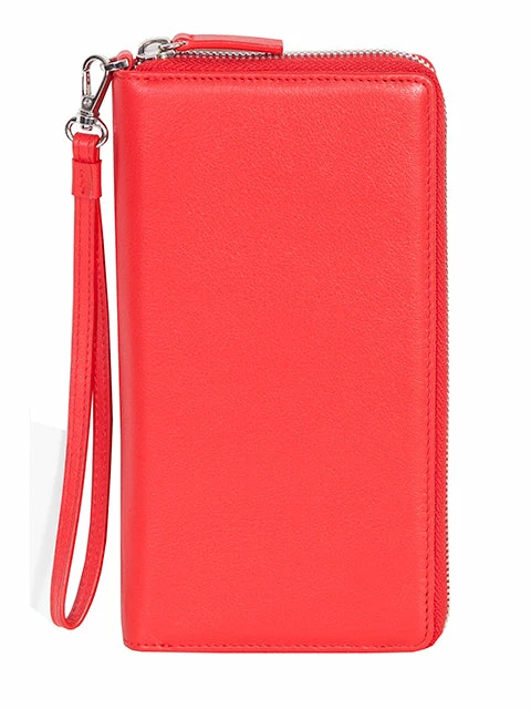 Scully Ladies Leather Zip Clutch Wallet Assorted Colors - Image 3