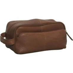 Osgoode Marley Triple Zip Leather Shave Kit Assorted Colors