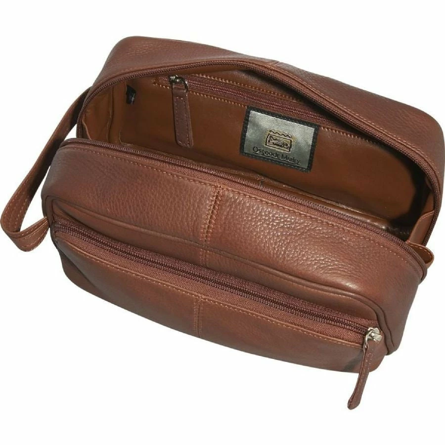 Osgoode Marley Triple Zip Leather Shave Kit Assorted Colors - Image 2