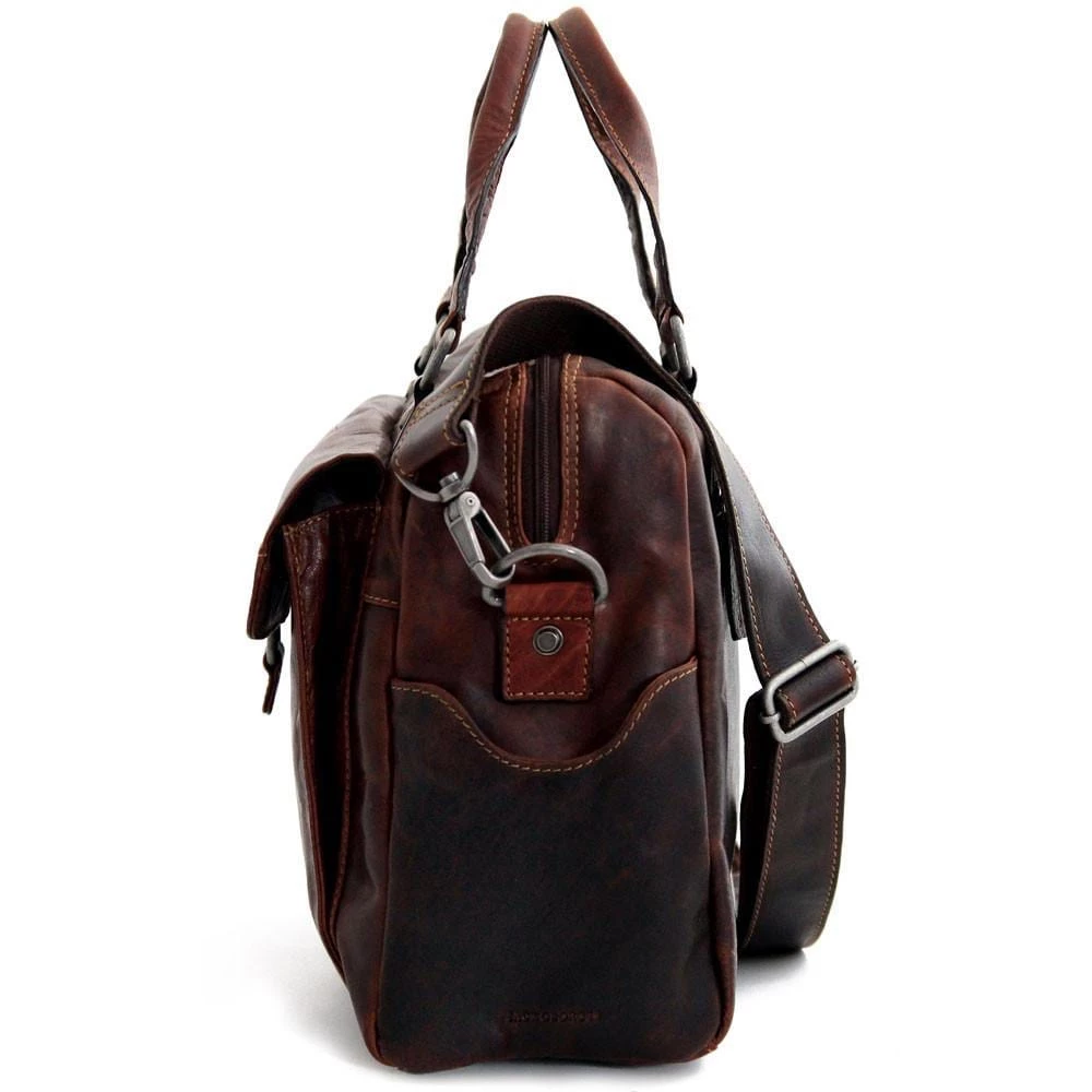 Jack Georges Voyager Top Zip With Front Flap Pocket Assorted Colors - Image 3