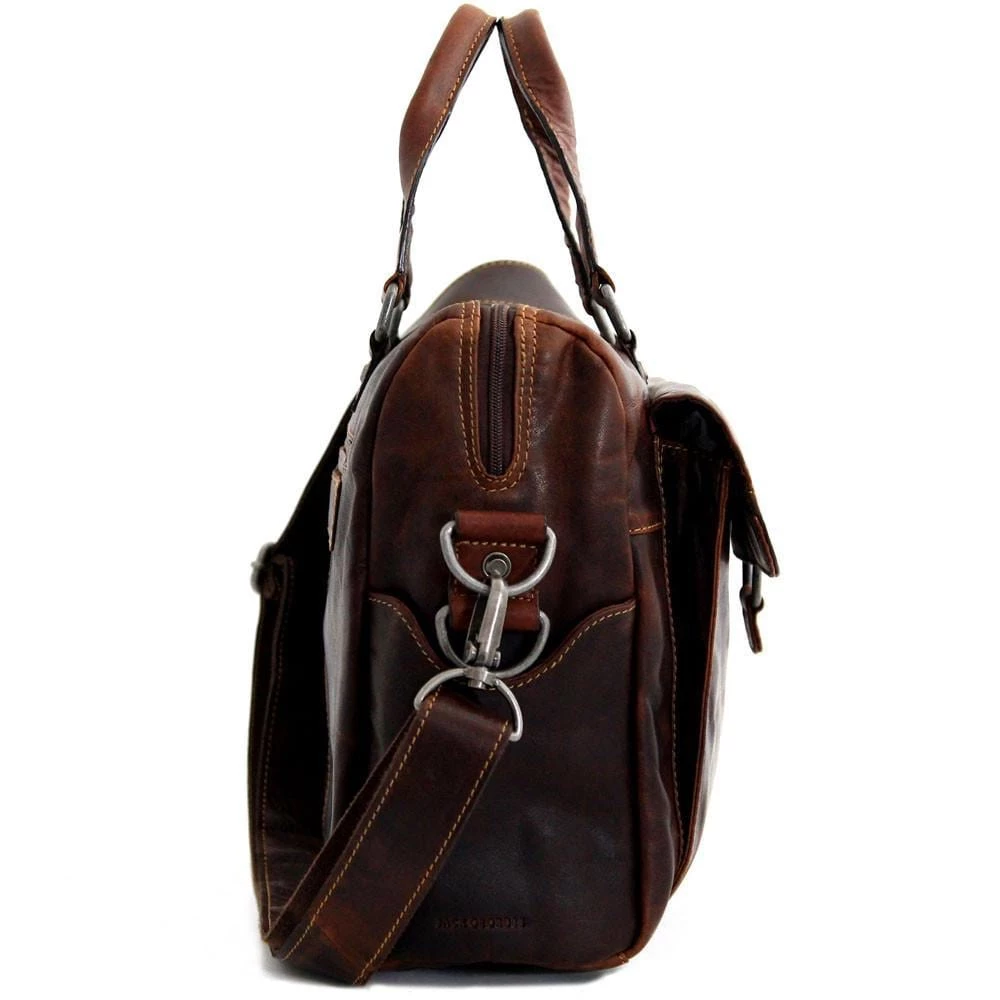 Jack Georges Voyager Top Zip With Front Flap Pocket Assorted Colors - Image 6