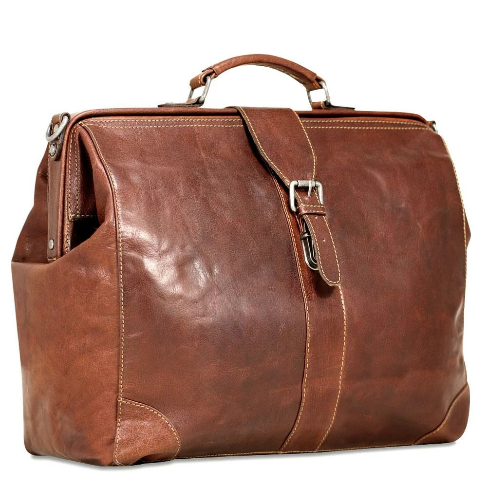 Jack Georges Voyager Classic Doctor Bag Brown