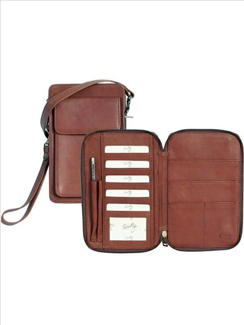 Scully Leather Travel Bag Black - Image 2