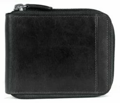 Mancini Casablanca Men’s Zippered Wallet With Removable Passcase