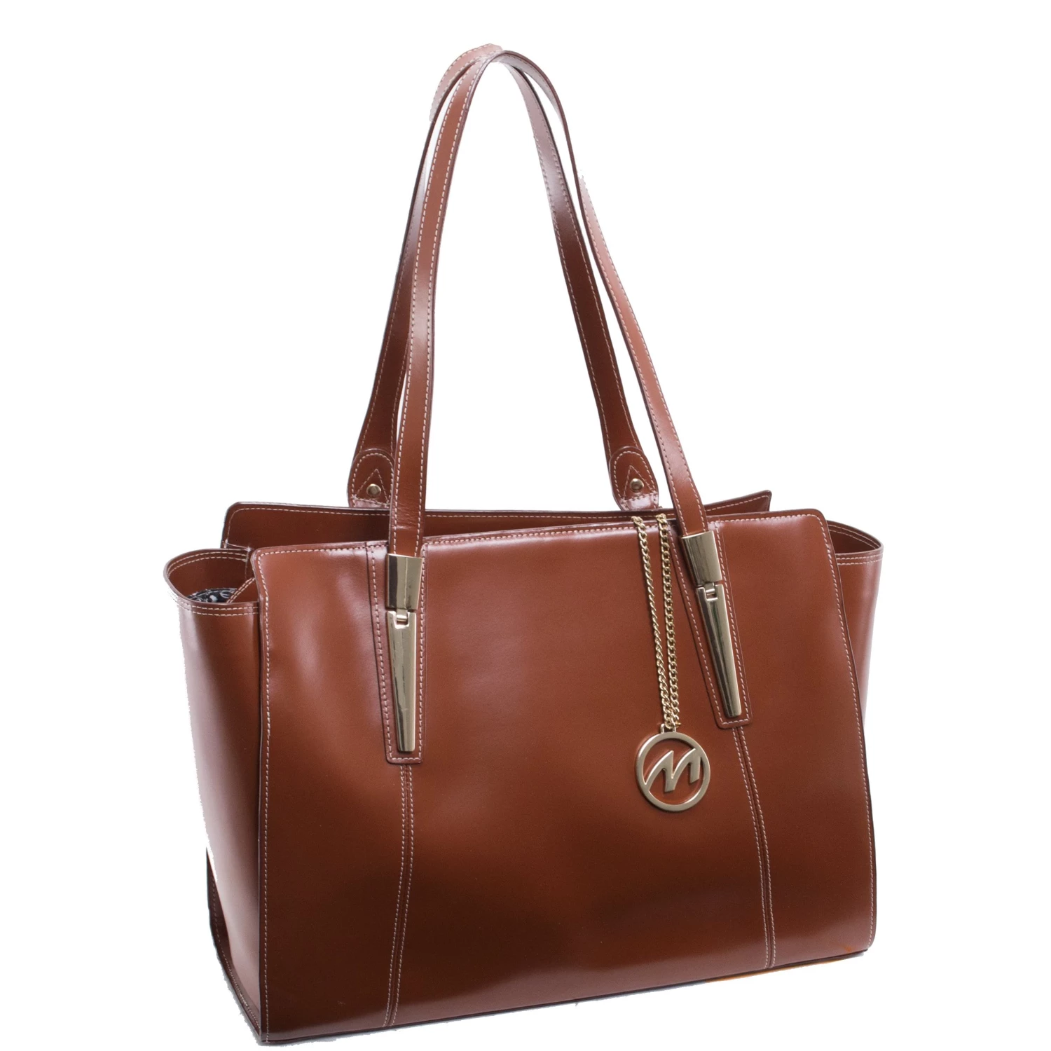 McKlein USA Aldora Leather Shoulder Tote Assorted Colors - Image 5