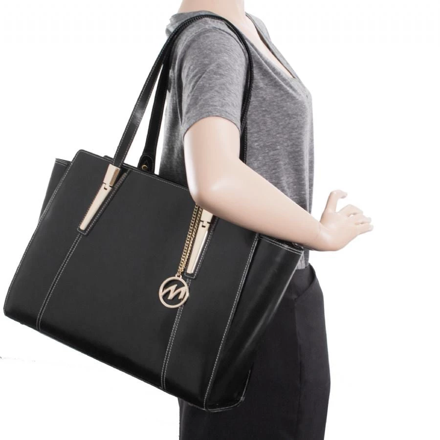 McKlein USA Aldora Leather Shoulder Tote Assorted Colors - Image 9