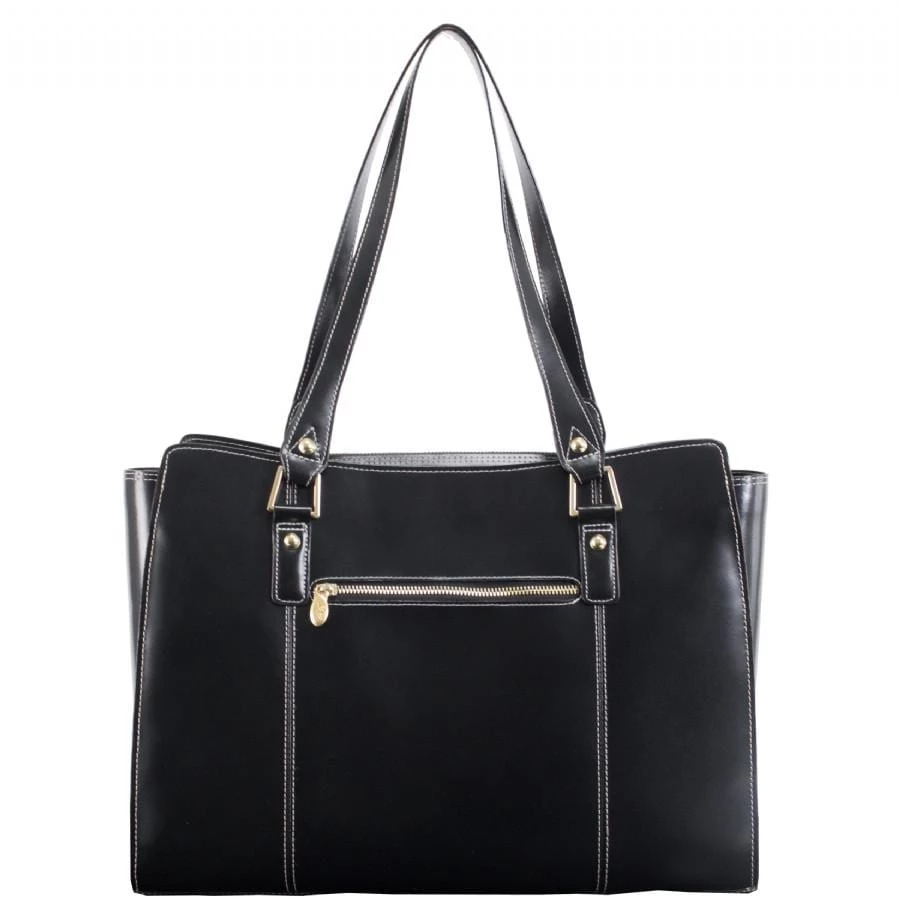 McKlein USA Glenna Leather Shoulder Tote Assorted Colors - Image 3