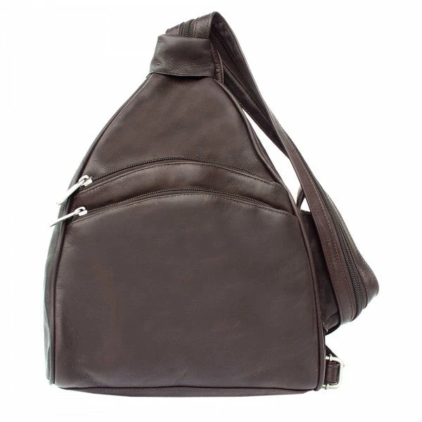Piel Leather Two Pocket Sling Bag - Image 6
