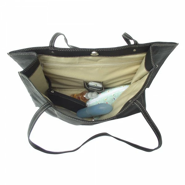 Piel Leather Carry All Market Bag Assorted Colors - Image 3