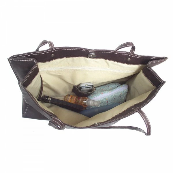 Piel Leather Carry All Market Bag Assorted Colors - Image 6