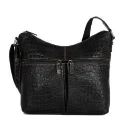 Jack Georges Hornback Croco Hobo Bag