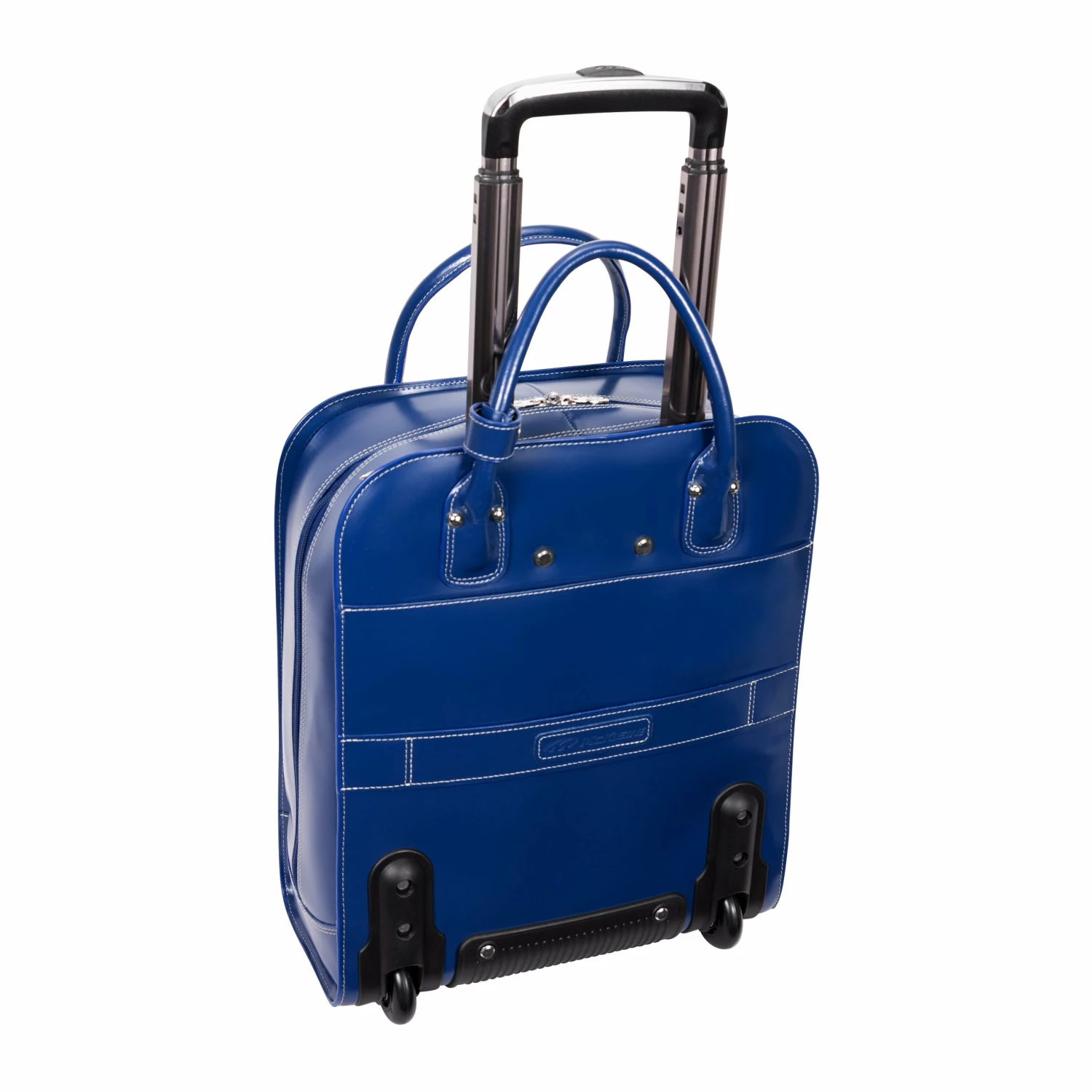 McKlein USA Uptown 15.4" Leather Vertical Wheeled Ladies' Laptop Briefcase - Image 10