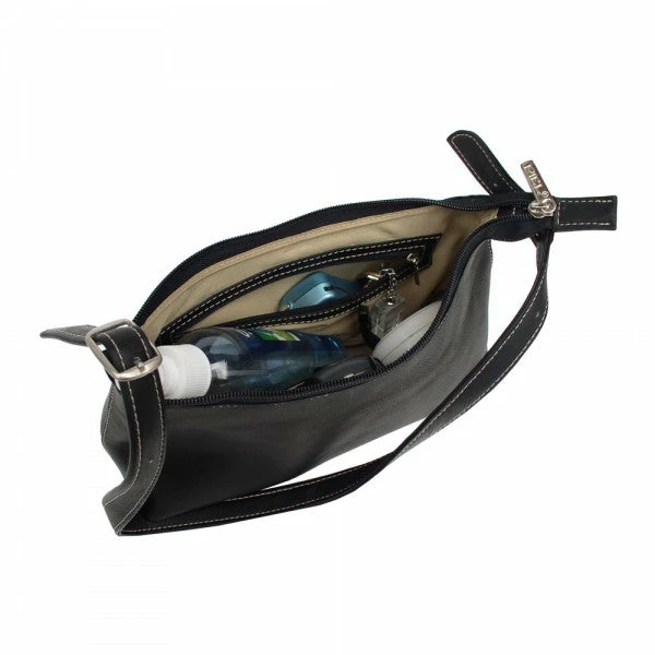 Piel Leather Mini Shoulder Bag Assorted Colors - Image 6