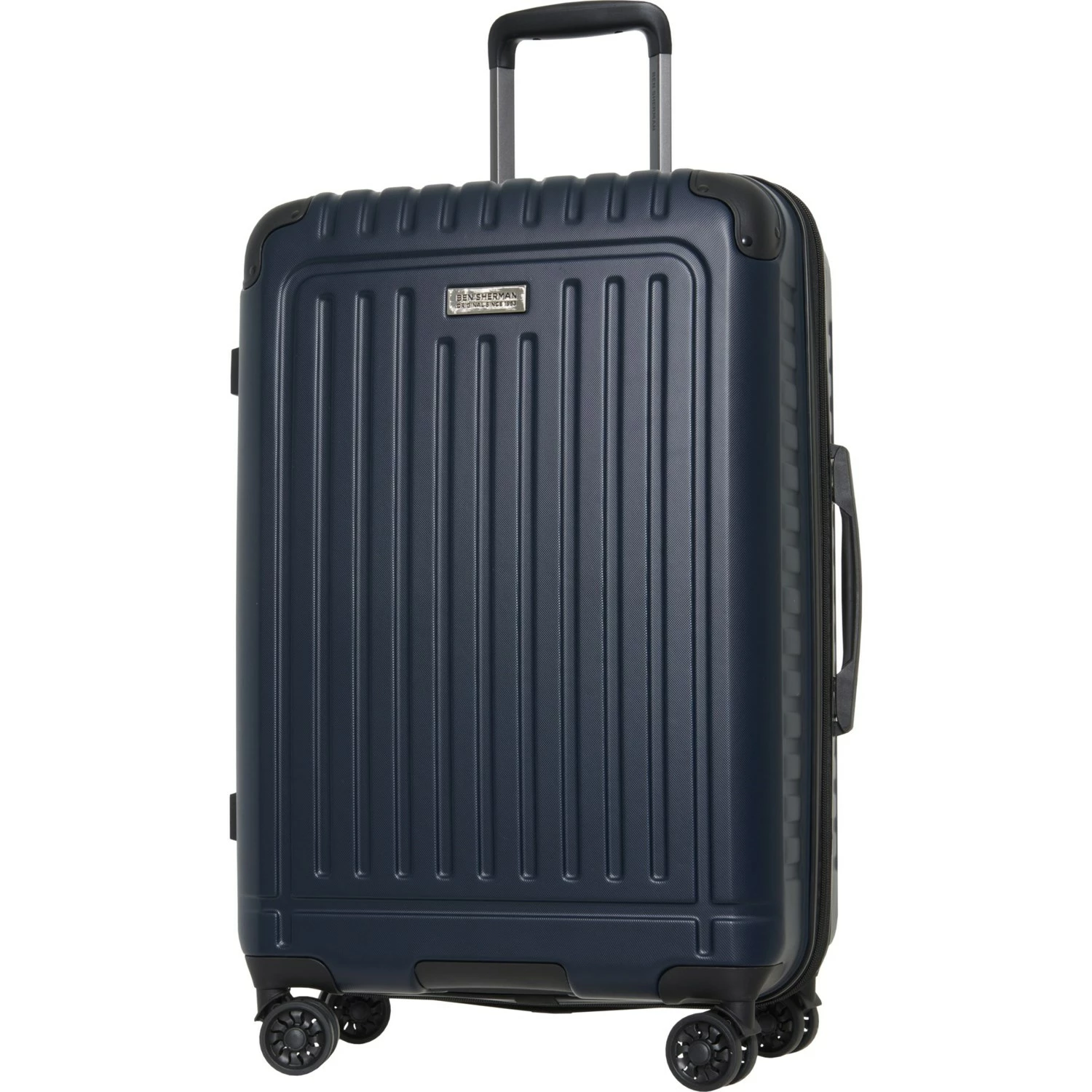 Ben Sherman 24” Sunderland Spinner Suitcase - Hardside, Expandable, Naval