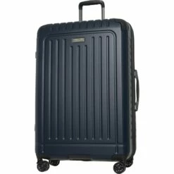 Ben Sherman 28” Sunderland Spinner Suitcase - Hardside, Expandable, Naval