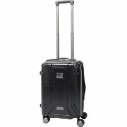 HIGHLAND TACTICAL 21” Titan Carry-On Spinner Suitcase - Hardside, Expandable, Black