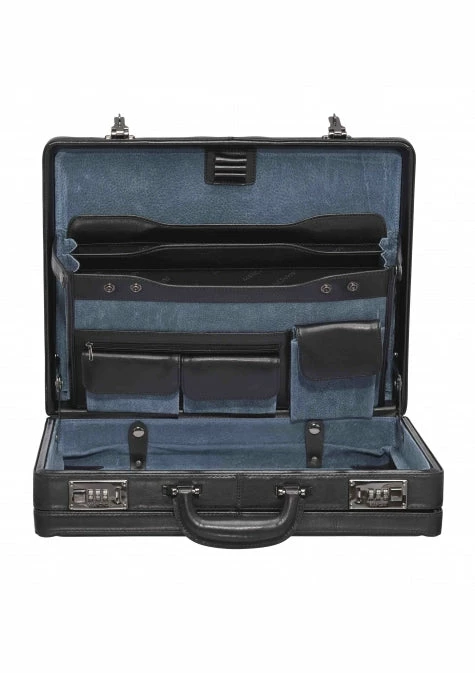 Mancini Vanizia Luxurious Expandable Attaché Case - Image 2