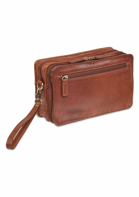 Mancini Arizona Unisex Bag With Zippered Organizer Pocket - Image 2