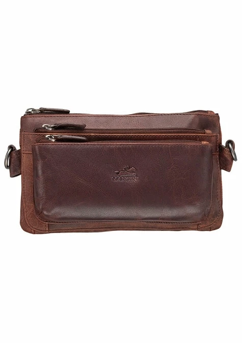 Mancini Buffalo Multi-Function Waist Bag - Image 4